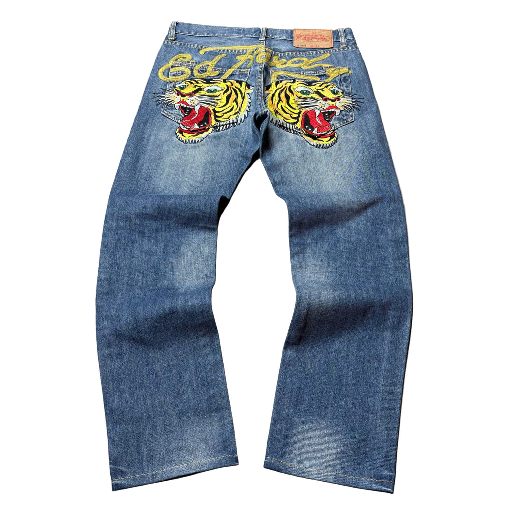 Ed Hardy Rare Tiger Straight/Slim Jeans (34)
