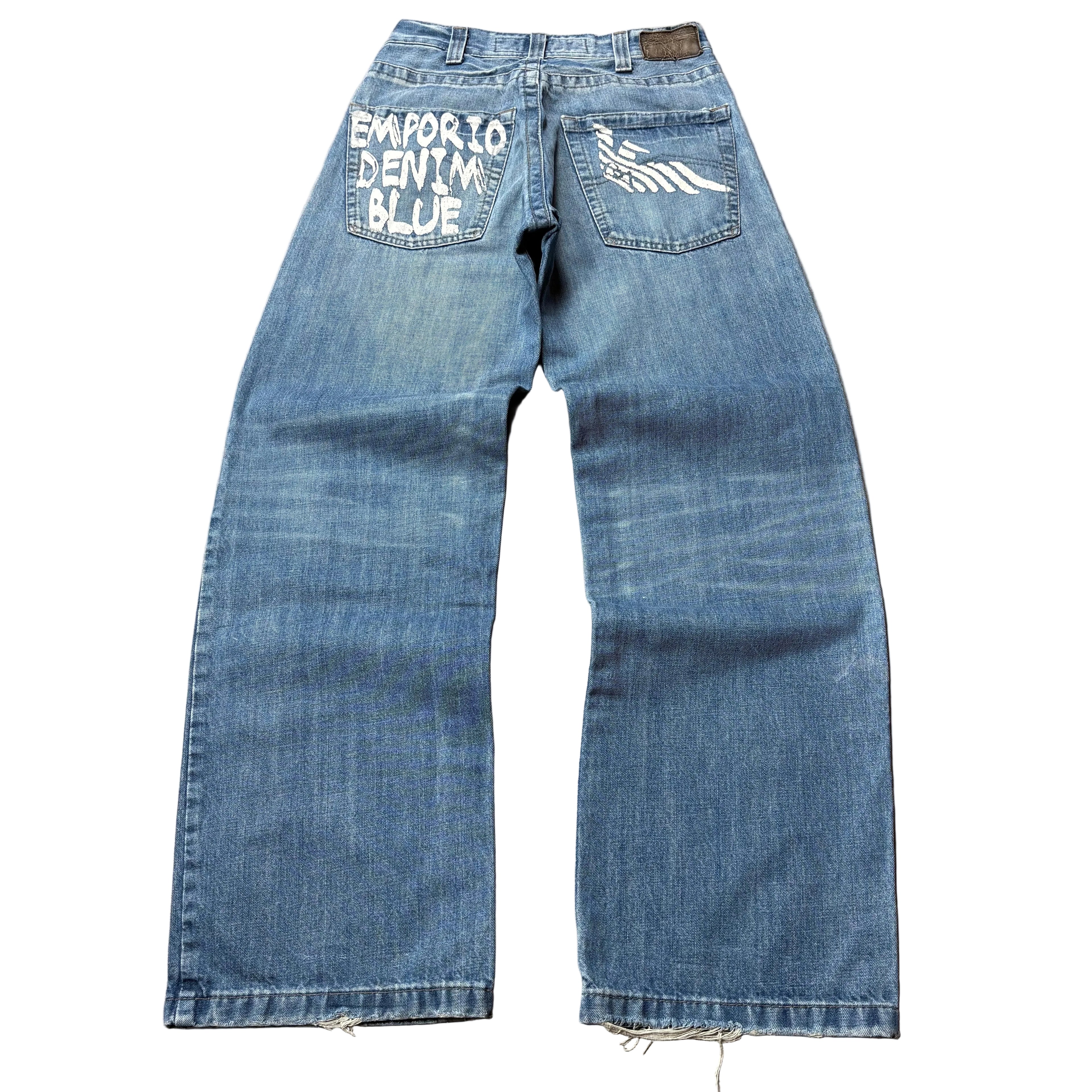 Armani Backprint Women's Straight Jeans (31)
