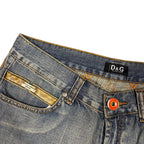 Dolce & Gabbana Big Print Jeans (34)