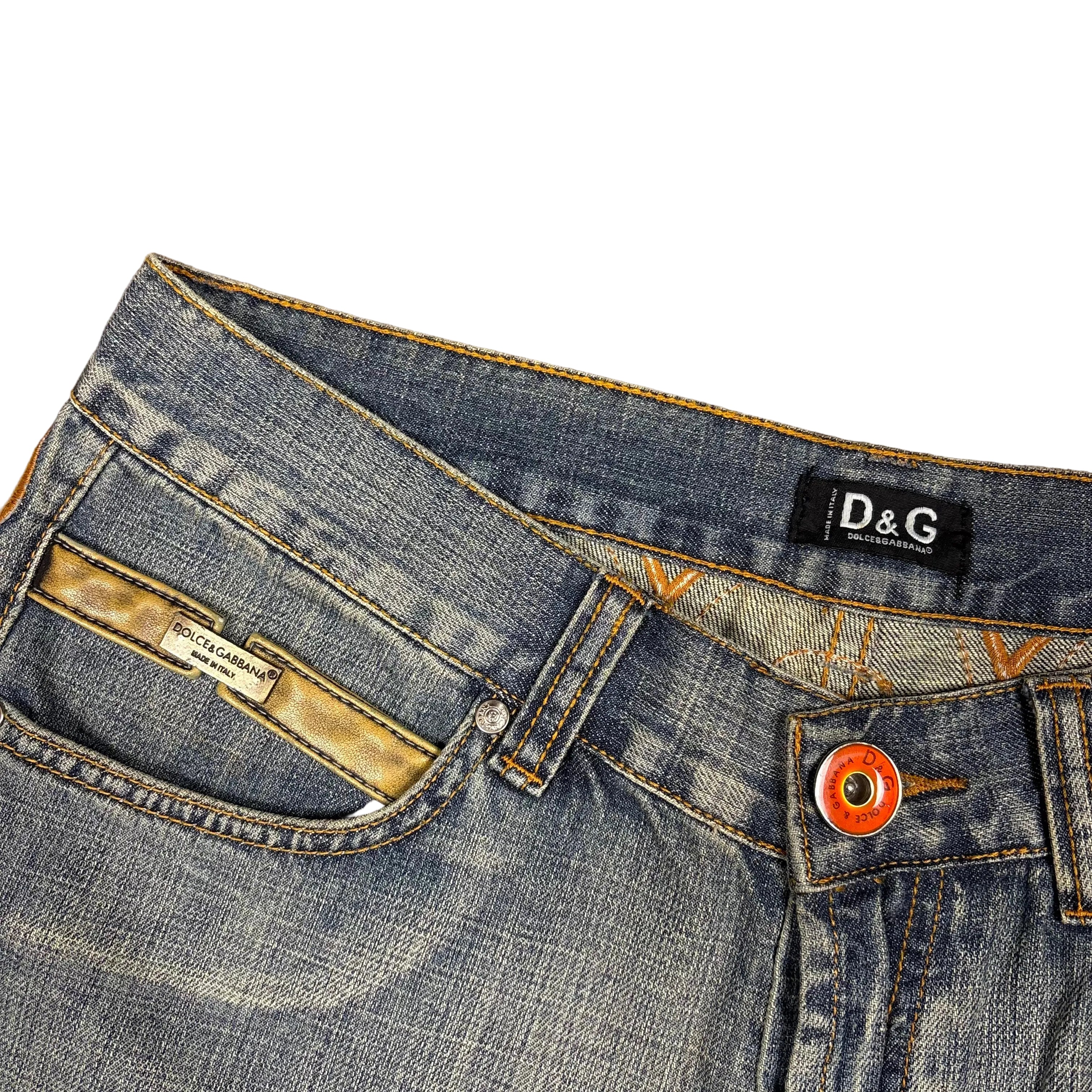 Dolce & Gabbana Big Print Jeans (34)