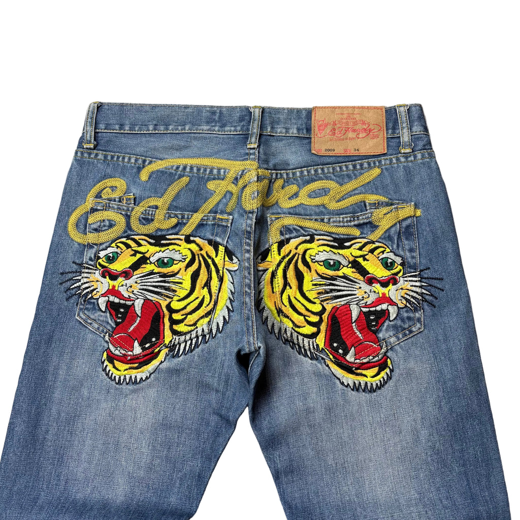 Ed Hardy Rare Tiger Straight/Slim Jeans (34)