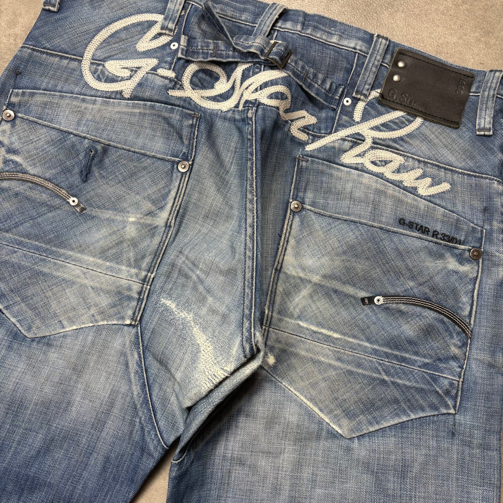 G-Star Printed Straight Jeans (34)