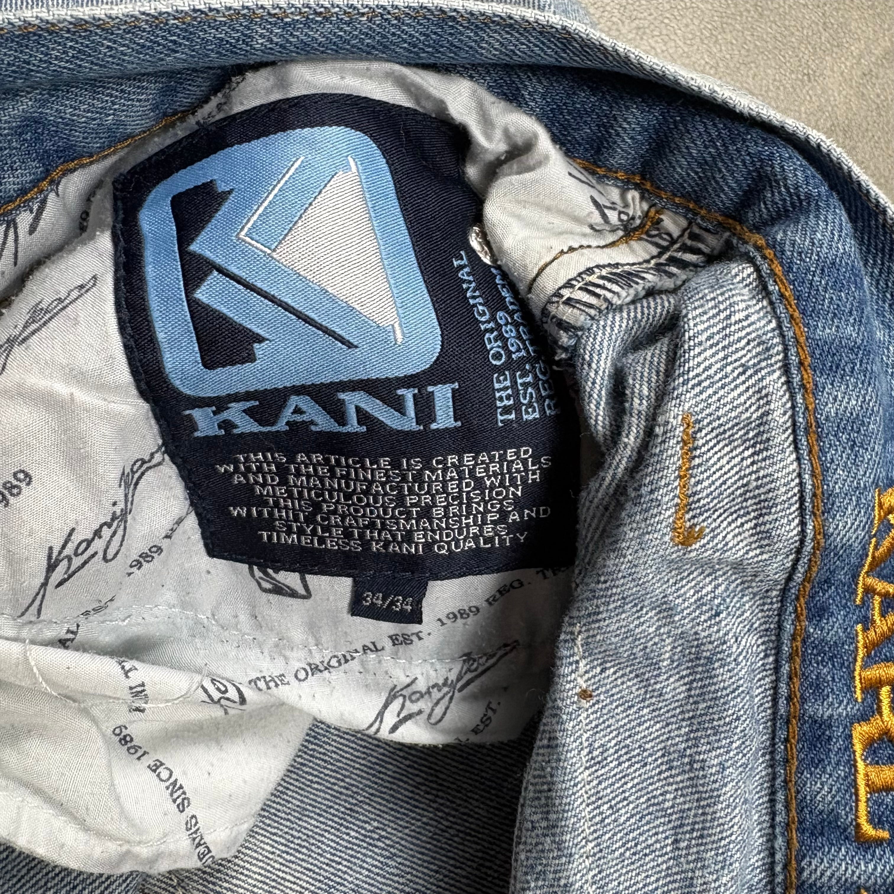 Karl Kani Printed Straight Jeans (34)