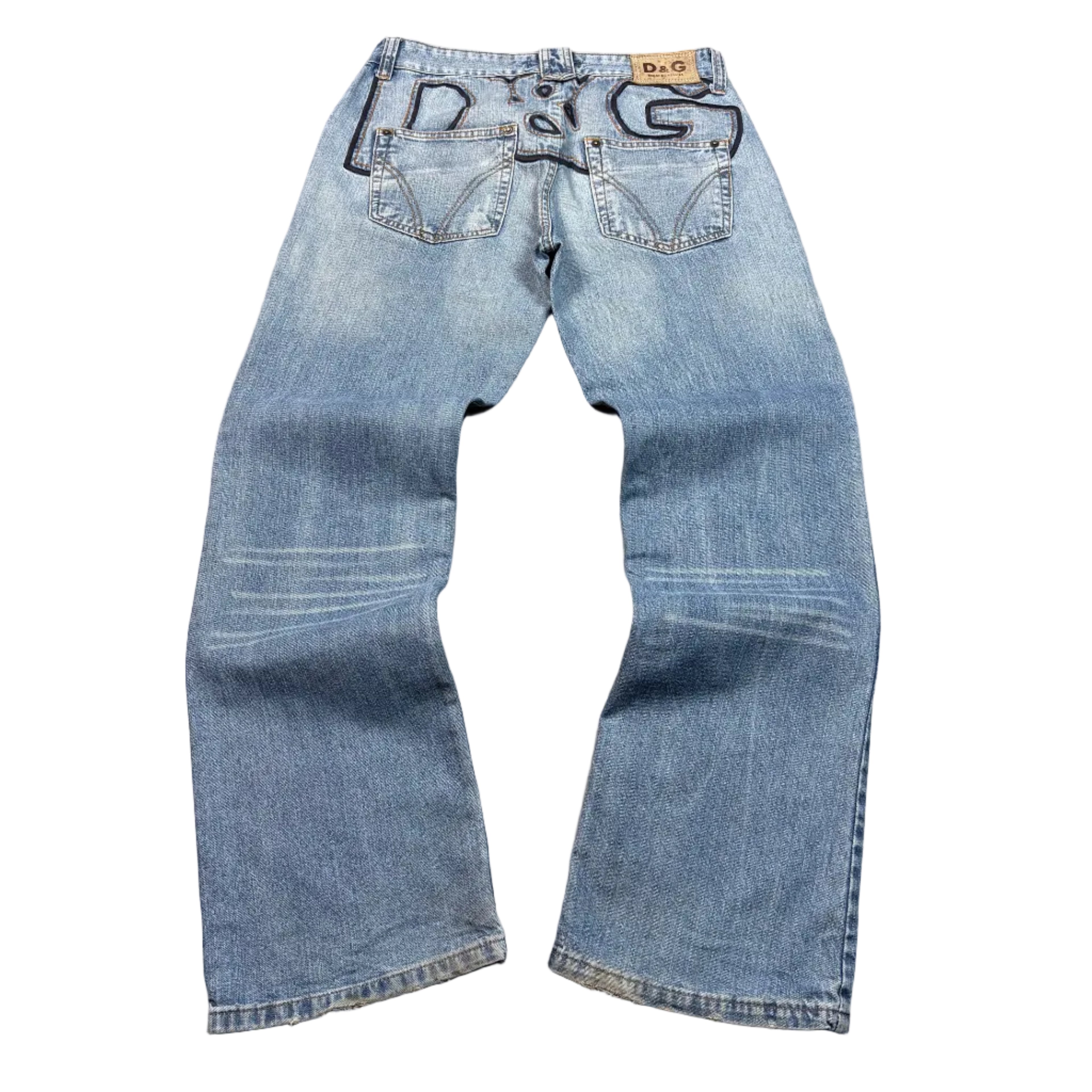 Dolce & Gabbana Big Print Jeans (31)