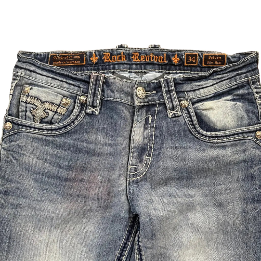 Rock Revival Bootcut Jeans (34)