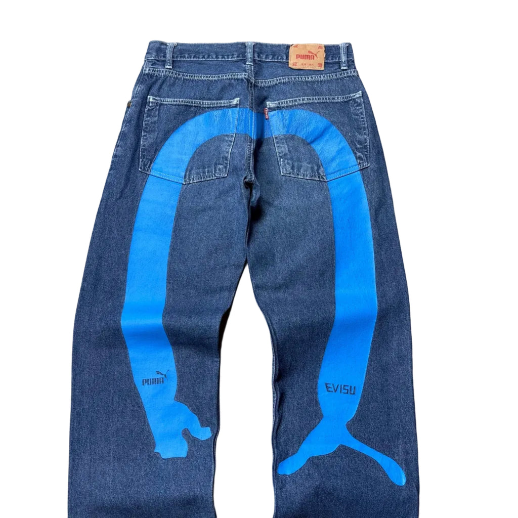 Evisu X Puma Diacock Jeans (29)