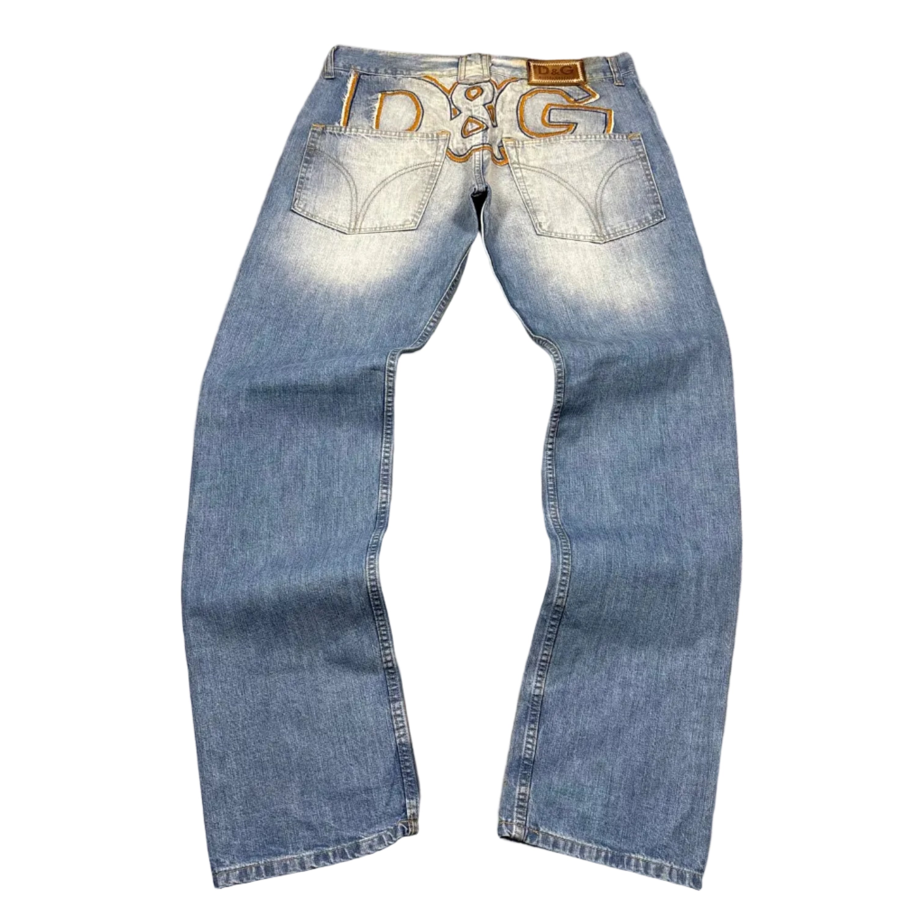 Dolce & Gabbana Big Print Jeans (31)