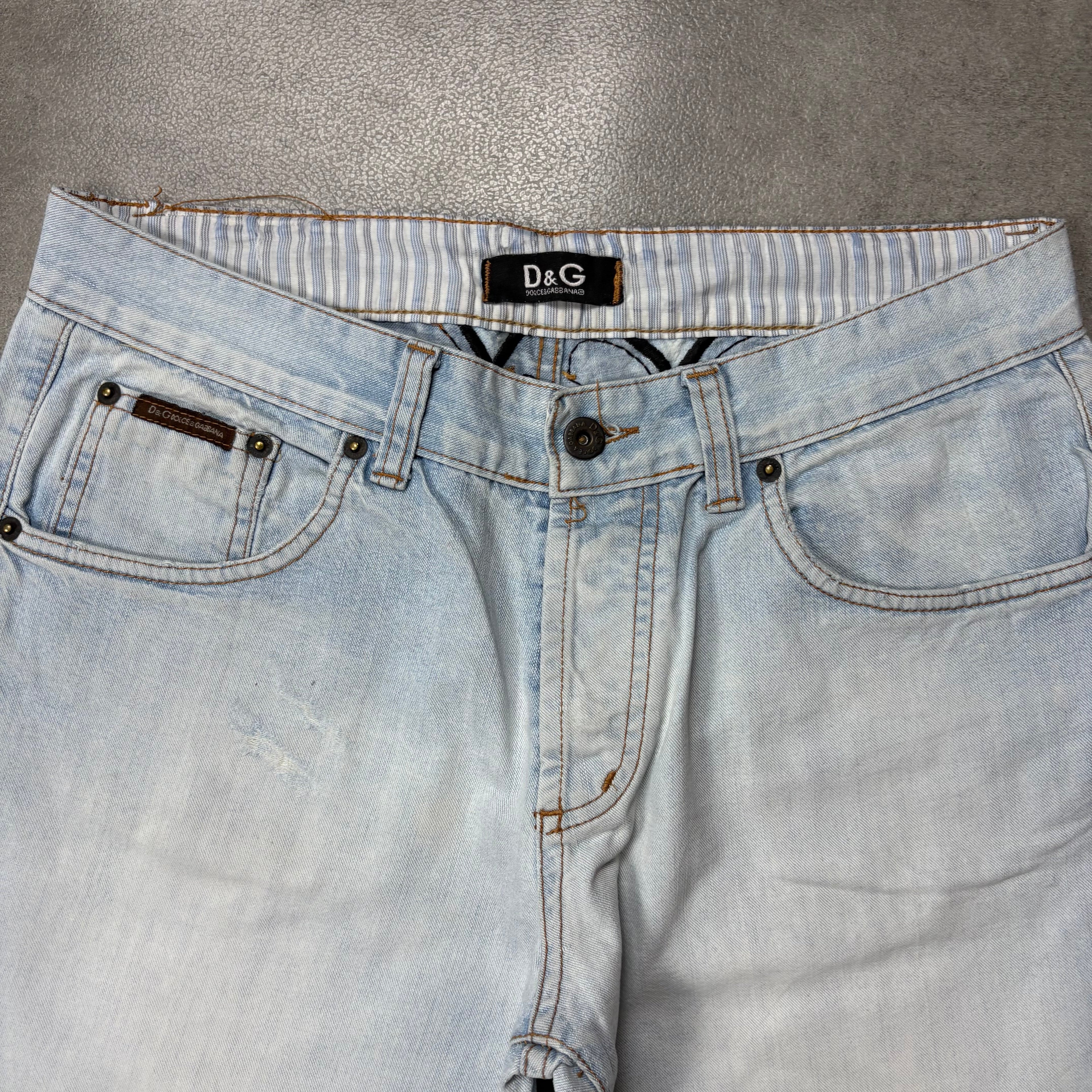 Dolce & Gabbana Big Print Jeans (32)