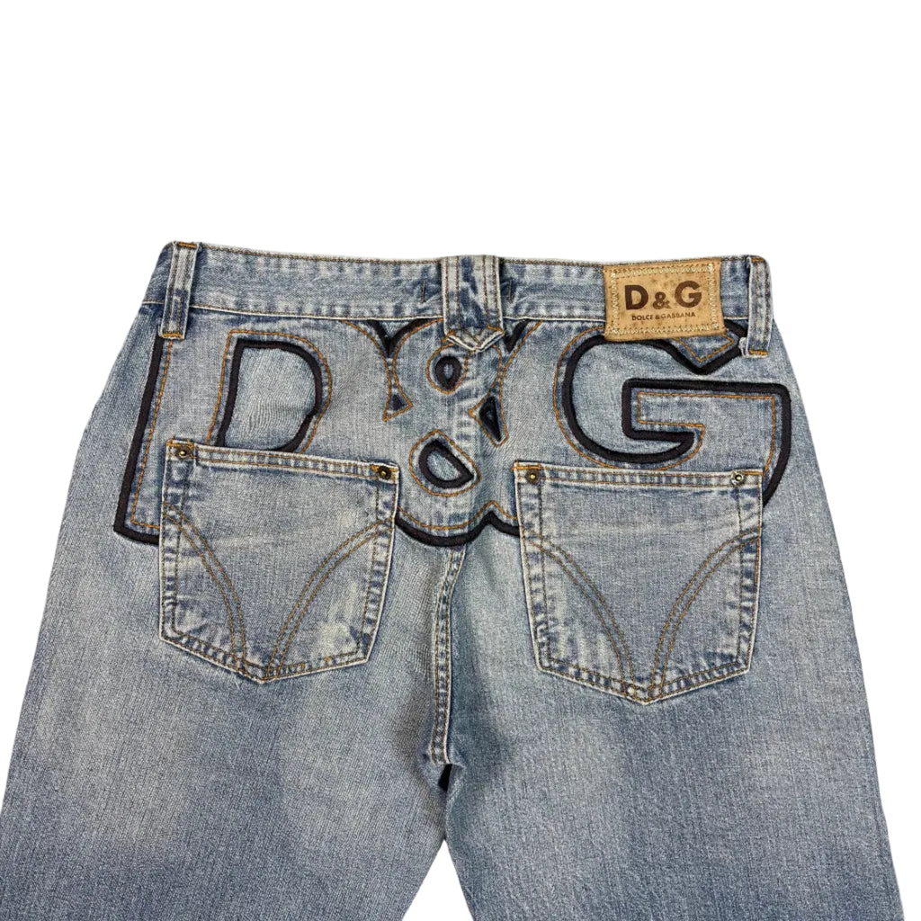 Dolce & Gabbana Big Print Jeans (31)