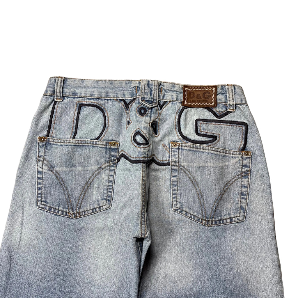 Dolce & Gabbana Big Print Jeans (32)