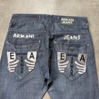 Armani Big Print Straight Jeans (31)
