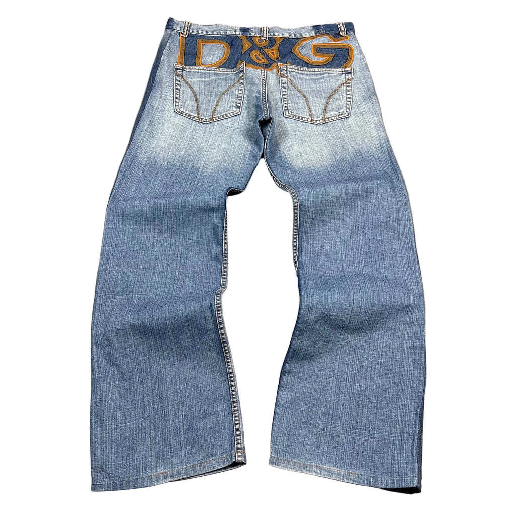 Dolce & Gabbana Big Print Jeans (30)