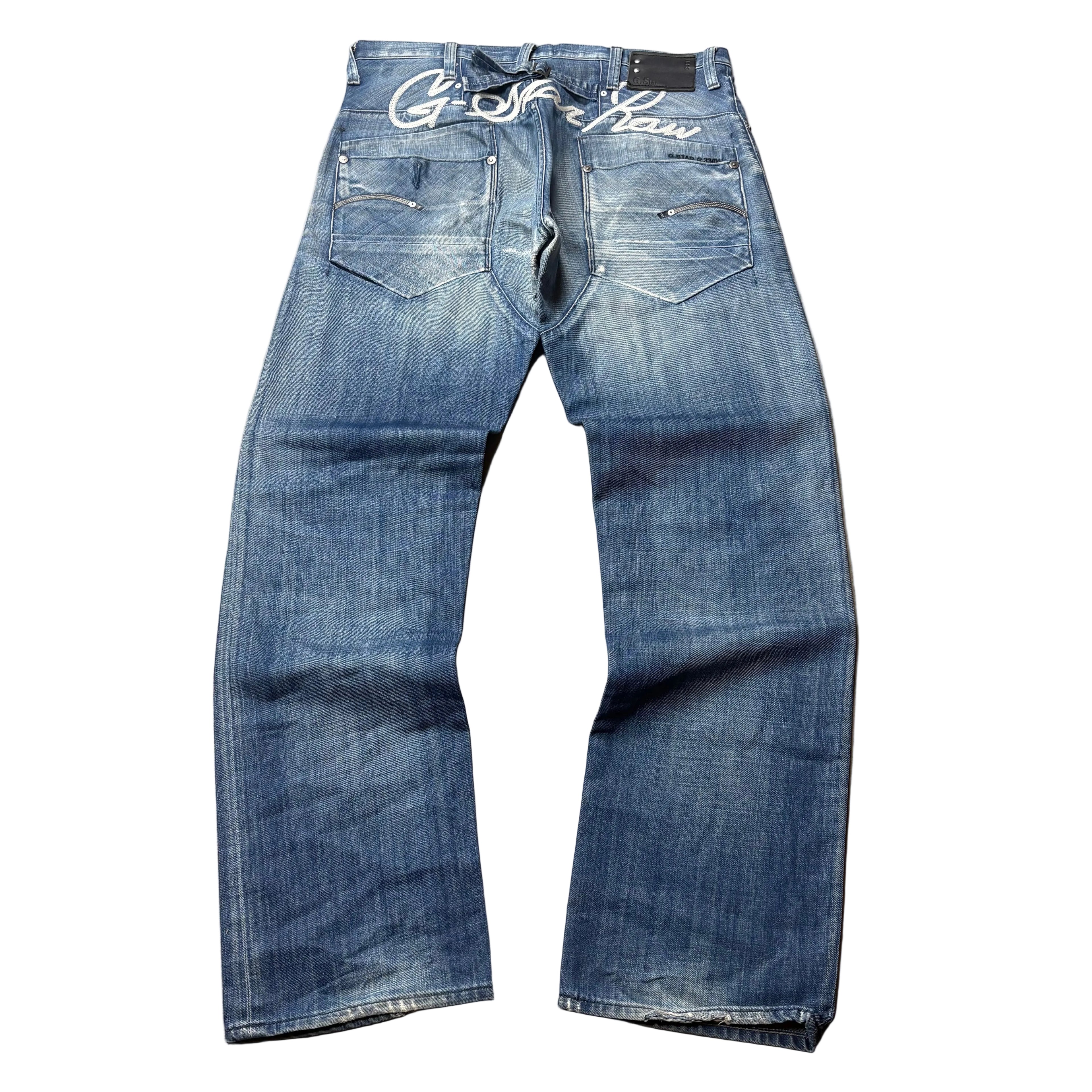 G-Star Printed Straight Jeans (34)