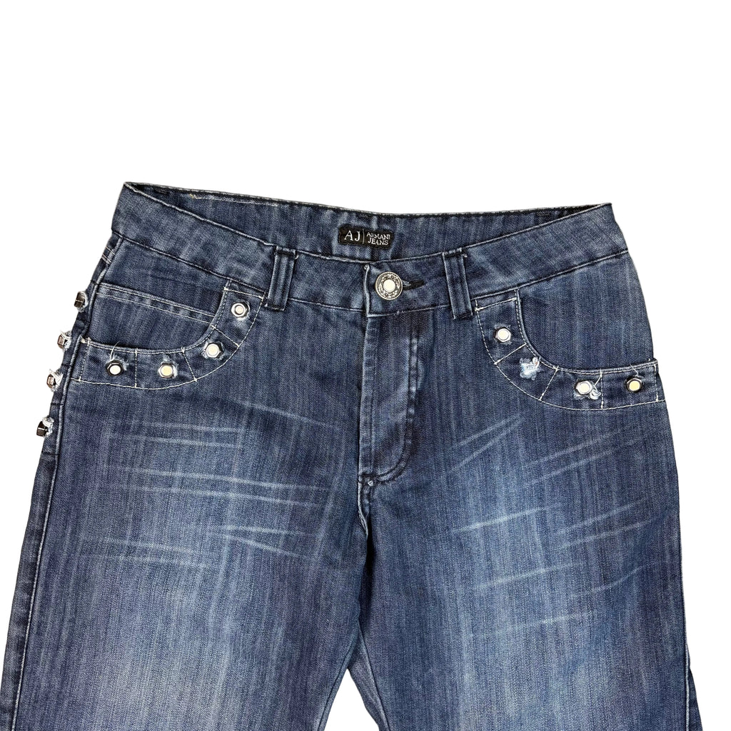 Armani Printed Straight Jeans (32)